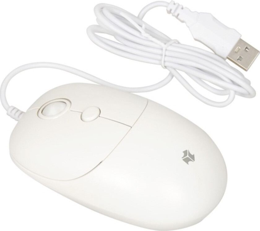Ibox I011 Seagull Optisk Mus Med Ledning, Hvid