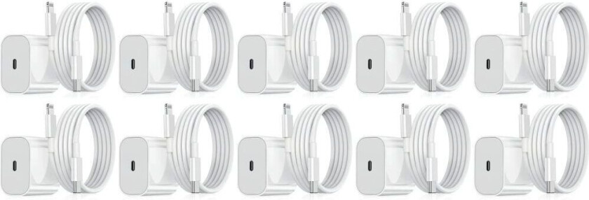 Lader for iPhone - Hurtiglader - Adapter/Kabel 20W USB-C