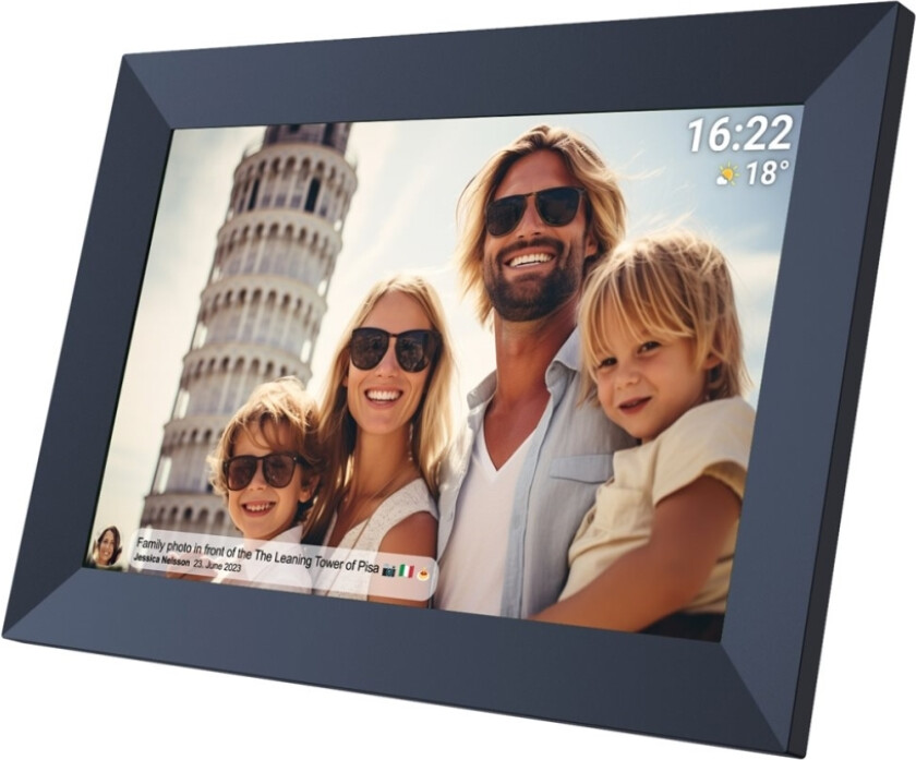 Denver Pff-1064B - Digital Fotoramme - 10,1" - Ips Touchscreen - 1920X1200 Full Hd - Wifi - Appstyring