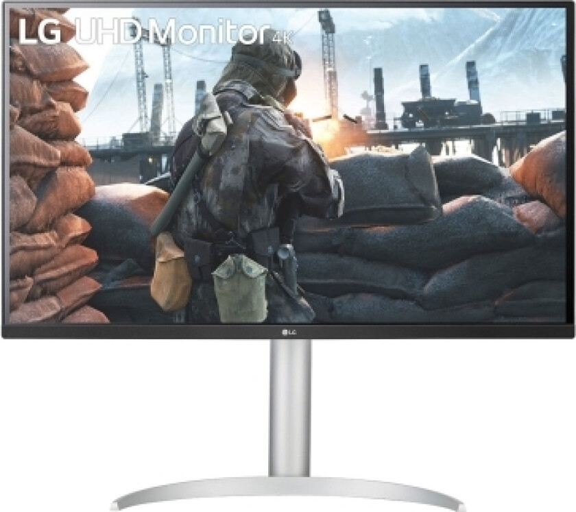 Lg 27Bp55u-B, 68,6 Cm (27"), 3840 X 2160 Piksler, 4K Ultra Hd, Led, 5 Ms, Sølv