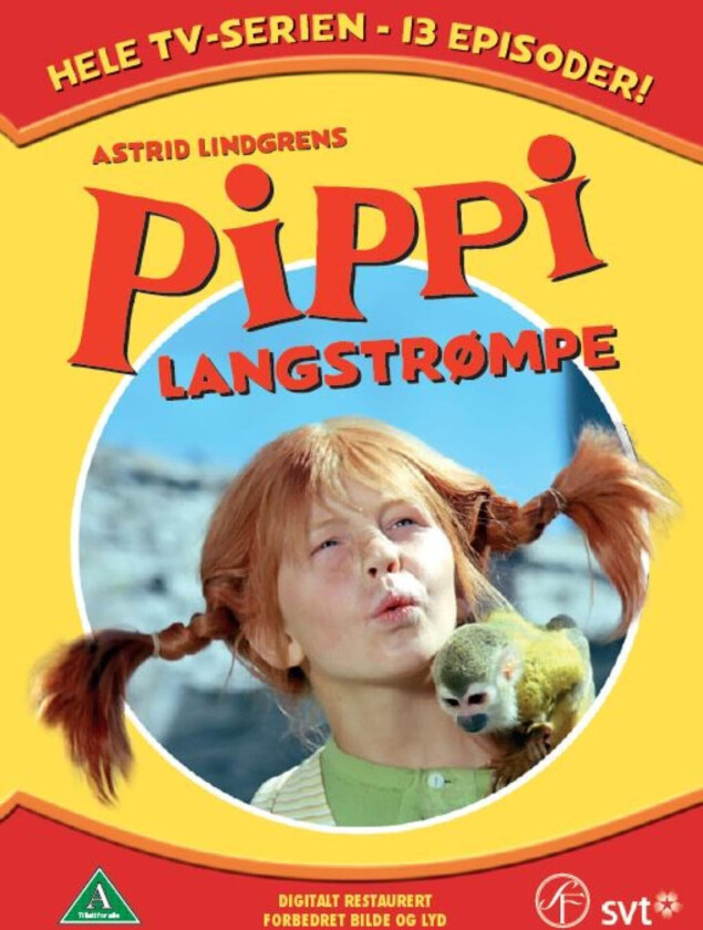 Astrid Lindgren: Pippi Langstrømpe - Tv-Serie Samleboks (6 Disc)