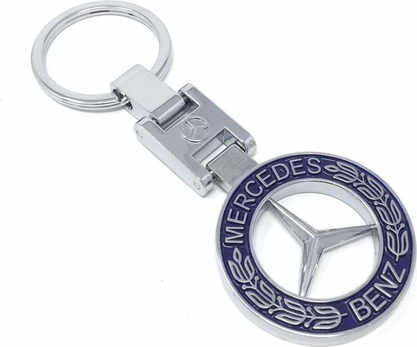 Mercedes-Benz nøkkelring blå