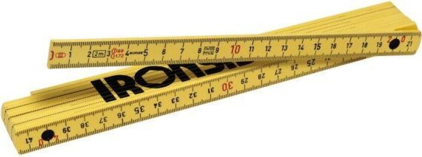 150039 Meterstokk 2 m, plast