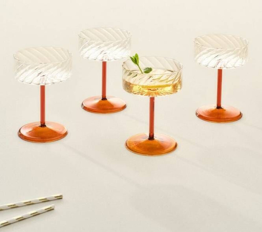 CAIO cocktailglass 4-pk Transparent/rav