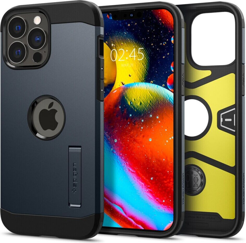 iPhone 13 Pro Max Deksel Tough Armor Metal Slate