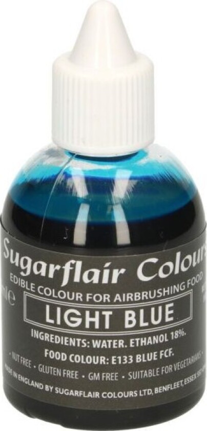 Airbrushfarge -Lys blå- 60ml