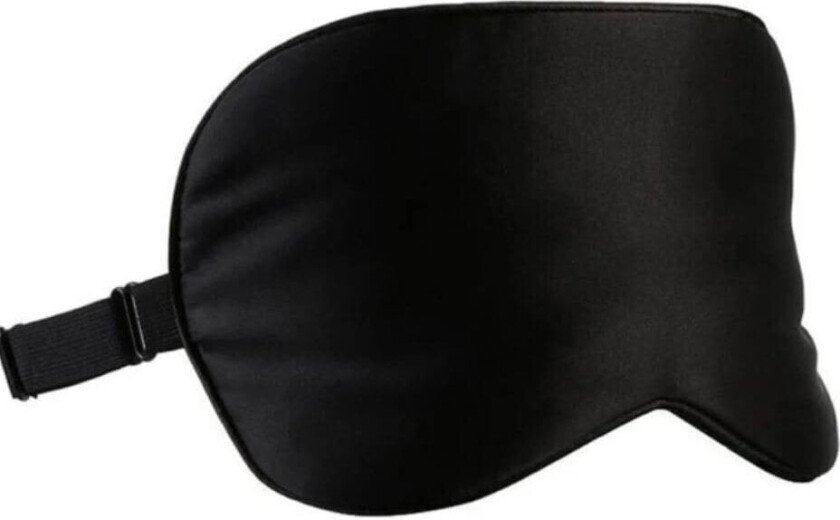 Sovemaske 100% silke Svart