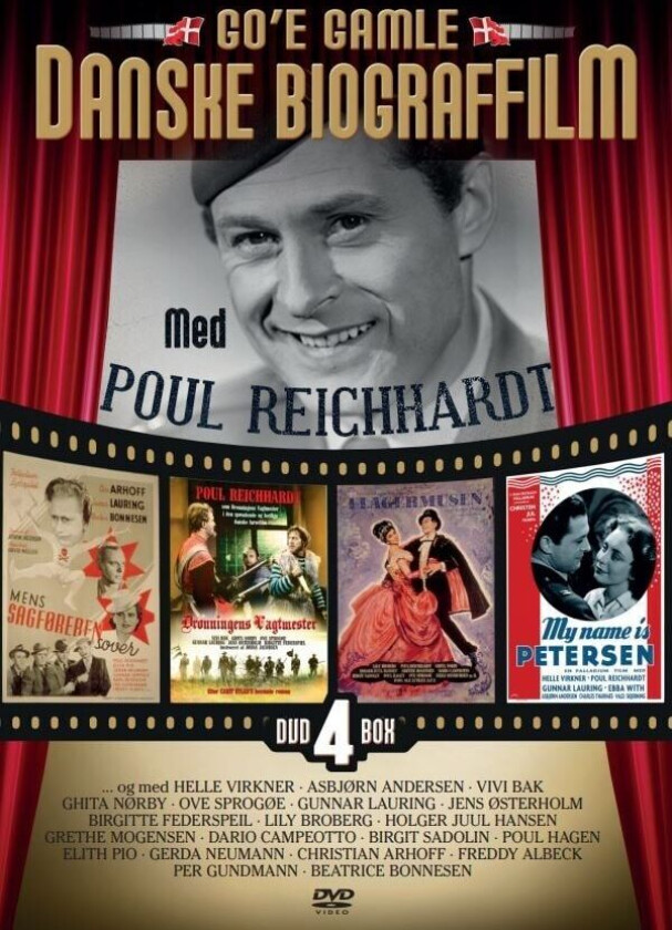 Poul Reichardt - Go'e Gamle Danske Biograffilm (4 disc)