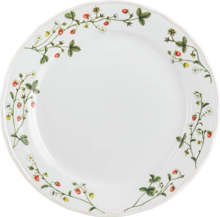 🍓jordbæreng: Kakefat 29cm Fra Porsgrund Porselen