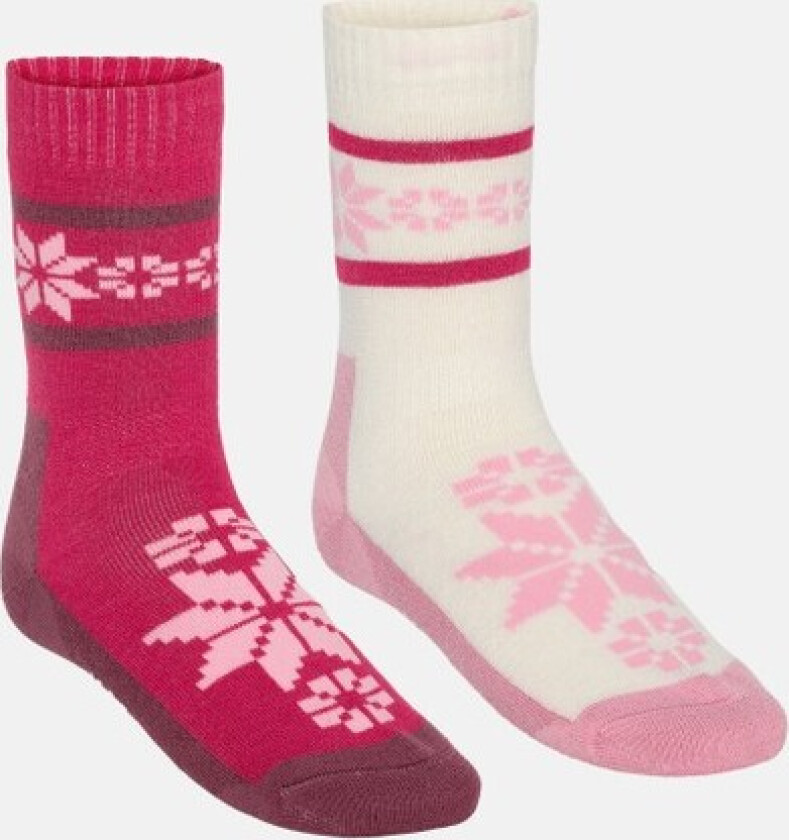 RUSA SOCK 2PK, BASIC PINK, 39-41,  Tursokker