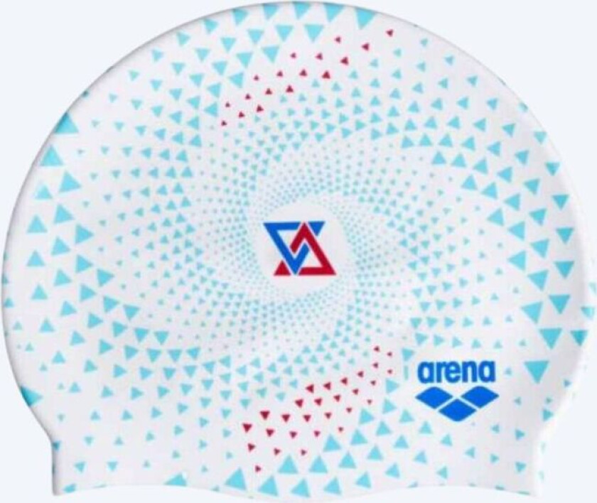 badehette - Print 2 - Hvit/blå - Badehetter - Unisex