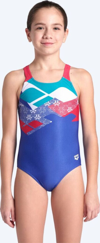 badedrakt til jenter - Kikko Swim Pro Back - Lilla/rød - Badedrakter for jenter - Sport/strand