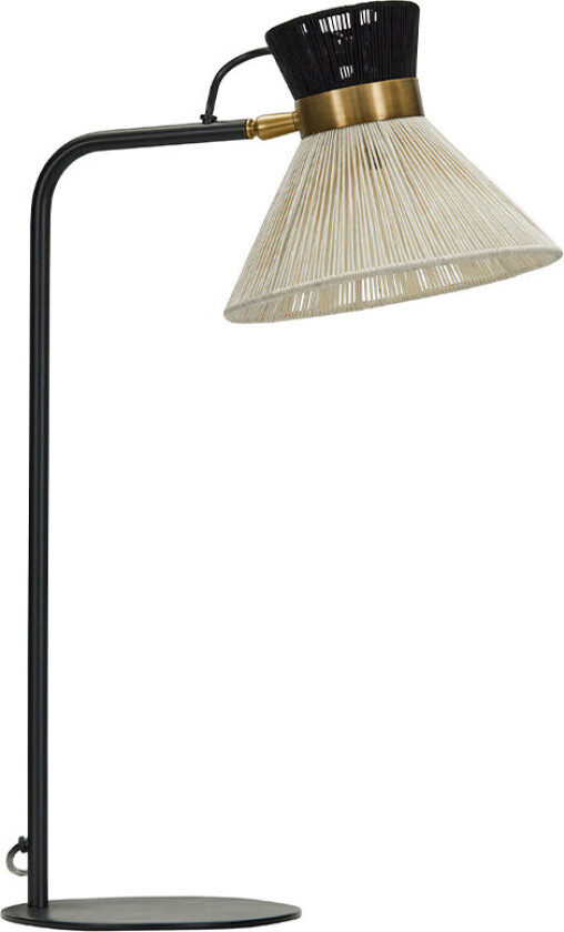 - Cord Bordlampe Svart