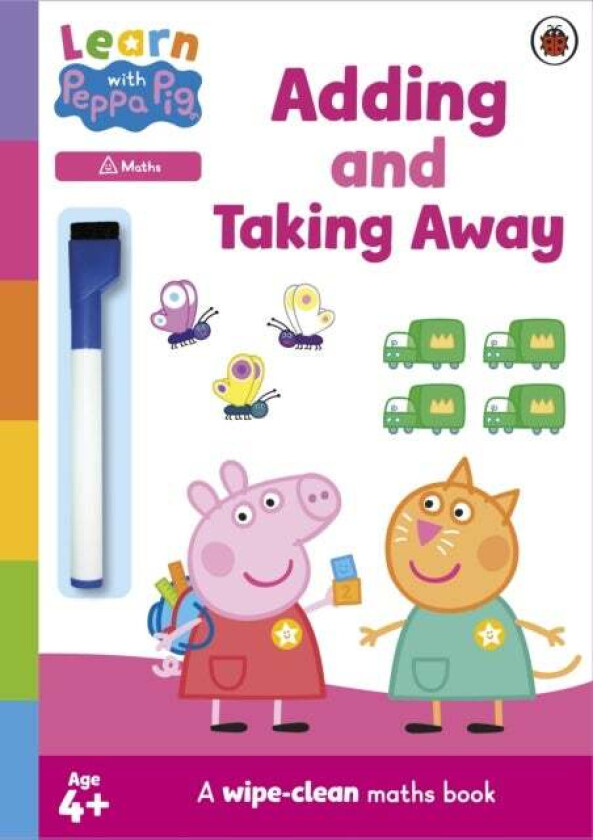 Learn with Peppa: Adding and Taking Away wipe-clean activity book av Peppa Pig