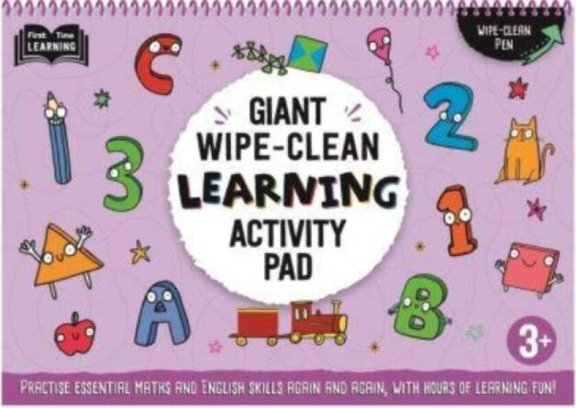 3+ Giant Wipe-Clean Learning Activity Pad av Autumn Publishing