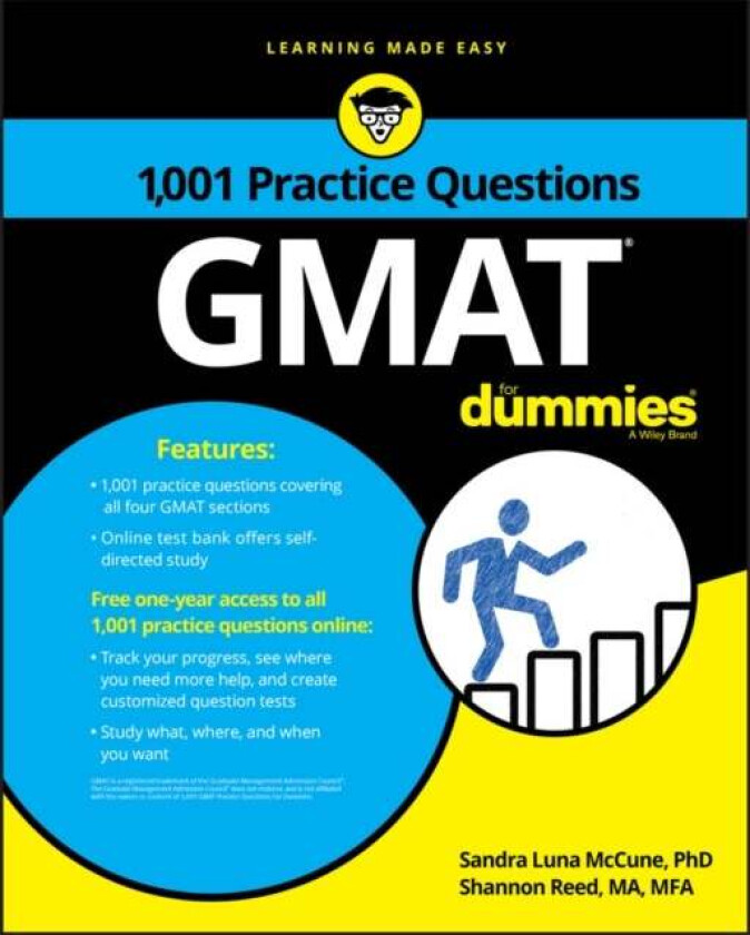 GMAT: 1,001 Practice Questions For Dummies av Sandra Luna McCune, Shannon Reed
