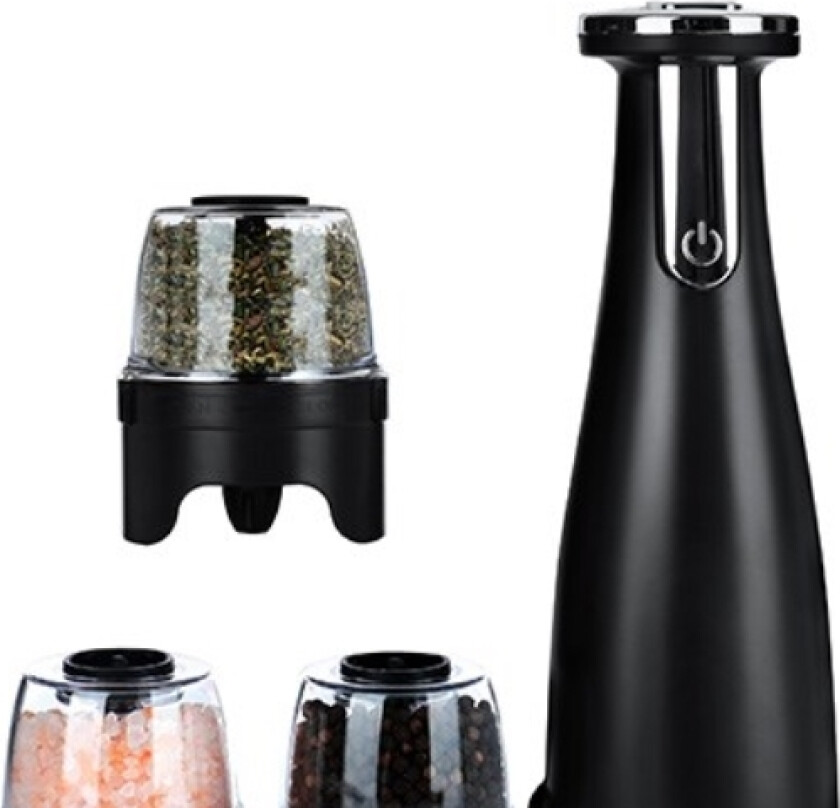 Adler | Elektrisk Salt- Og Pepperkvern | Ad 4449B | Kvern | 7 W| Karosserimateriale Abs-Plast | Litium | Kverner Med Keramiske Kverner Lade Lys Aut
