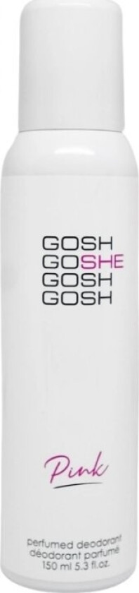 Gosh, She Pink, Anti-Perspirant, Deodorant Spray, For Women, 150 Ml