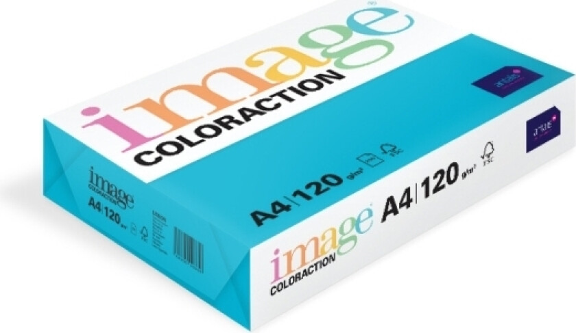 Kopipapir Image Coloraction A4 120G Lisbon Deep Turquoise 250Ark/Pkt