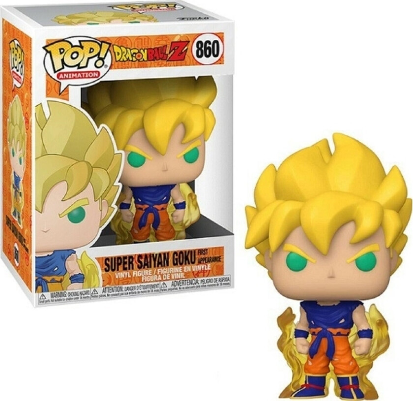 Funko Pop! Animation: Dragon Ball Z - Super Saiyan Goku (First Appearance) Vinyl Figure