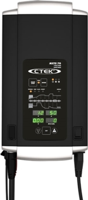 Bilde av Ctek Mxts 70 50, 12 V, Ip20, 20 Ah, 1500 Ah, Sort, 338 Mm