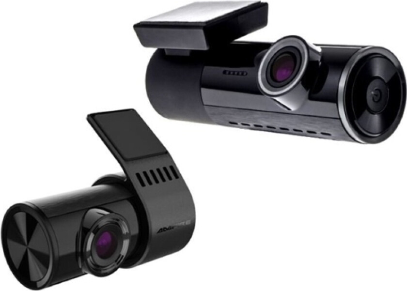 Ampire 12V+24V Dashcam Sæt (For+Bag) 2K (Quad-Hd)