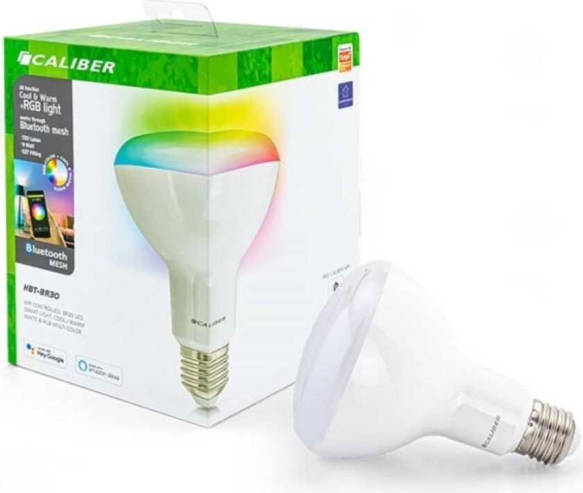Br30 Smart Home Led-Pære Hvid/Multicolor