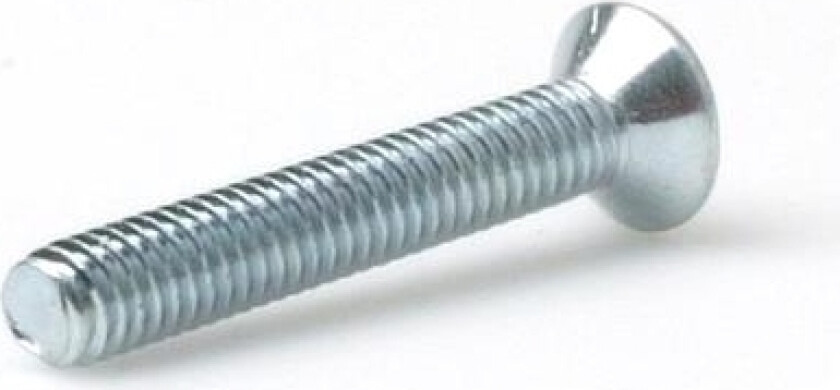 Arvid Nilsson Maskinskrue Gevindformet Din 7500 M5x20mm Undersænket Hoved Torx T25, Elforzinket - (1000 Stk.)