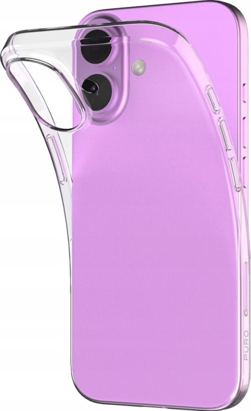 Etui Silikonowe Puro 03 Nude Do Iphone 16 - Przezroczyste