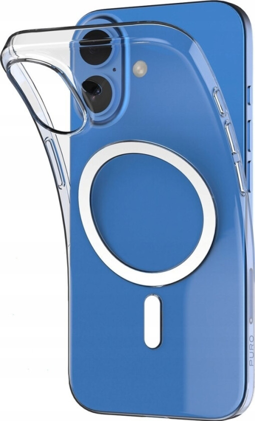Etui Silikonowe Puro 03 Mag Magsafe Do Iphone 16 Plus - Przeroczyste
