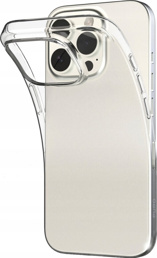 Etui Silikonowe Puro 03 Nude Do Iphone 16 Pro Max - Przezroczyste