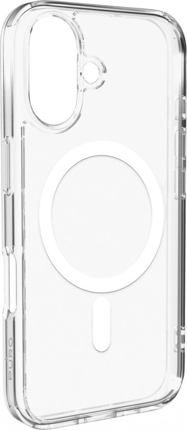Etui Silikonowe Puro Lite Mag Magsafe Do Iphone 16 - Przezroczyste