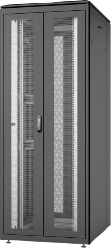 Unique Series - Rack Skap - 800 X 1000 Mm (Wxd) - Svart, Ral 9005 - 42U - 19"