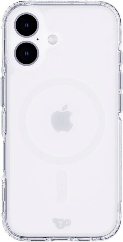 iPhone 16 Plus Tech21 EVO Clear Deksel - MagSafe-Kompatibel - Transparent