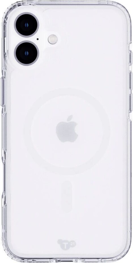 iPhone 16 Tech21 EVO Clear Deksel - MagSafe-Kompatibel - Transparent