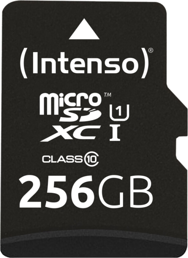 Premium - Flashminnekort (Microsdxc Til Sd-Adapter Inkludert) - 256 Gb - Uhs-I / Class10 - Microsdxc Uhs-I