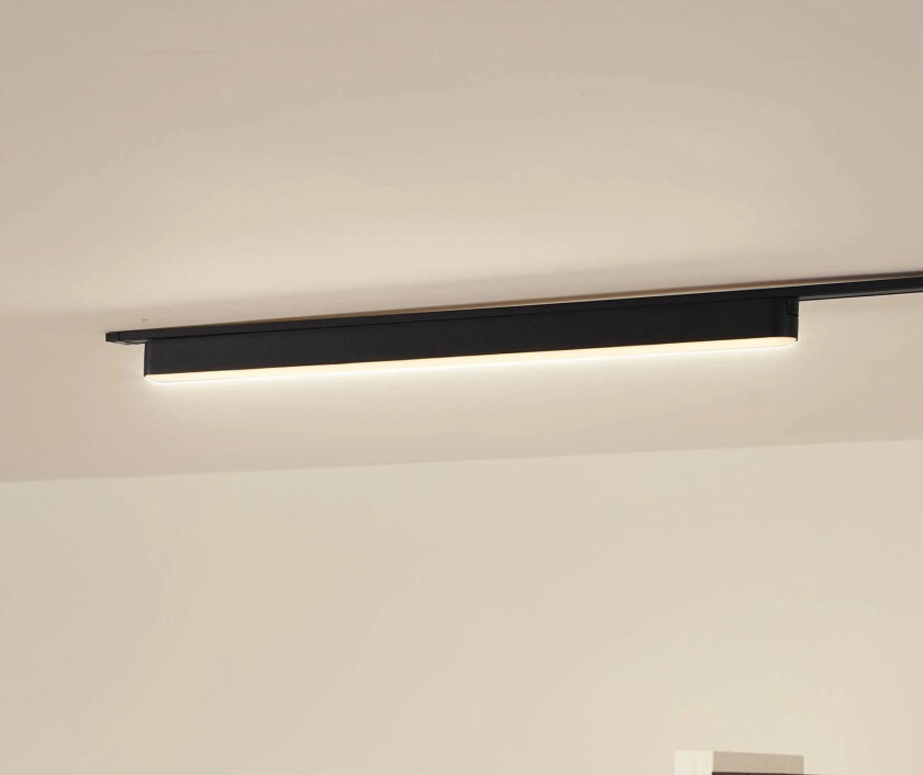 LED-list 48 V Lumaro, svart, 20 W, plast