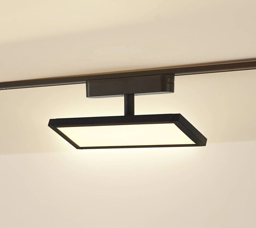 LED-panel 48V Lumaro, svart, aluminium, lengde 20 cm