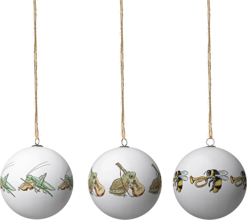 Elsa Beskow julekuler 3 stk Set no 9