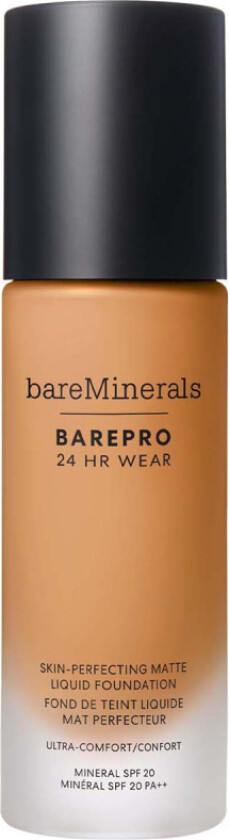 BarePro 24H Matte Liquid Foundation Medium deep 40 Warm