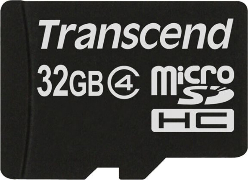 - Flashminnekort - 32 Gb - Class 4 - Microsdhc