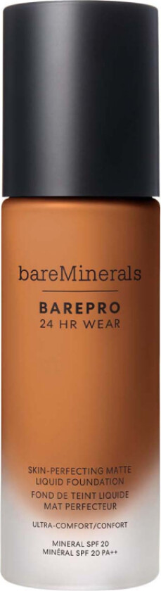 BarePro 24H Matte Liquid Foundation Medium deep 46 warm