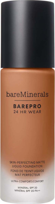BarePro 24H Matte Liquid Foundation Medium deep 45 neutral