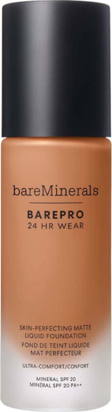 BarePro 24H Matte Liquid Foundation Medium deep 46 Cool