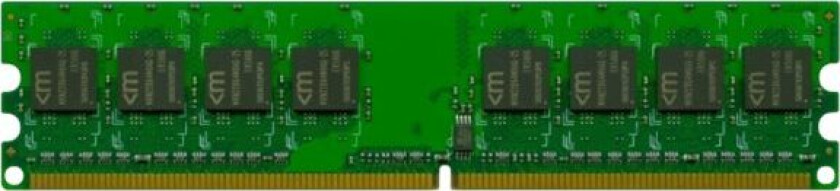 Mushkin Essentials - Ddr2 - Modul - 2 Gb - Dimm 240-Pin - 800 Mhz / Pc2-6400 - Cl6 - 1.8 V - Ikke-Bufret - Ikke-Ecc