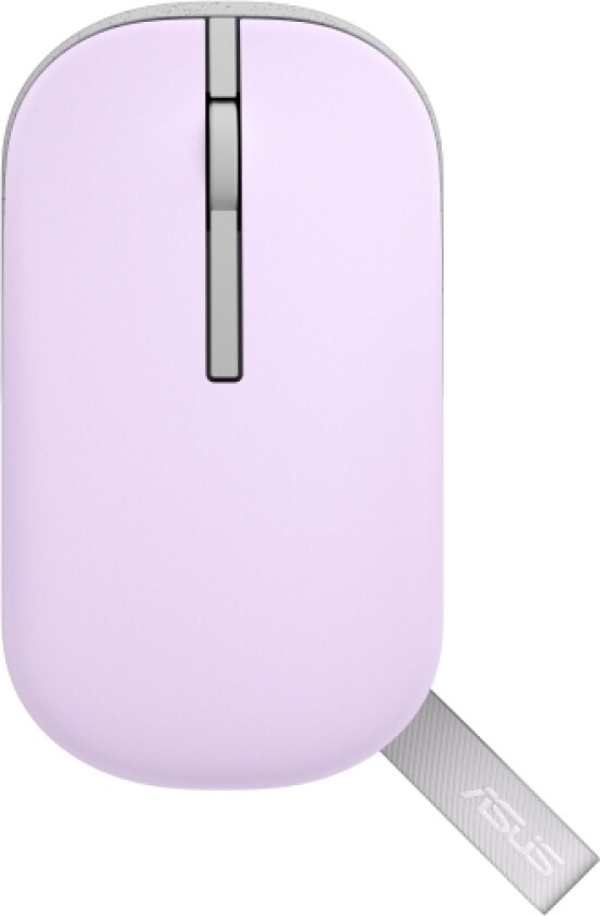 Asus Marshmallow Mouse Md100, Ambidextrous, Optisk, Trådlös Rf + Bluetooth, 1600 Dpi, Lila
