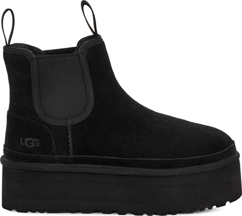 UGG Women's Neumel Platform Chelsea Black 10