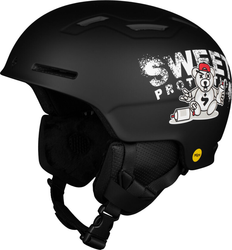 Juniors' Winder Mips Helmet Black Teddy SM