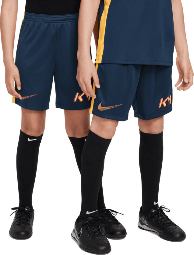 Kylian Mbappé Academy 23 Short, fotballshorts, junior ARMORY NAVY/LASER OR
