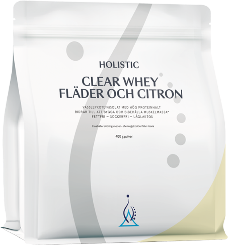 Clear Whey myseproteinisolat hylleblomst og sitron
